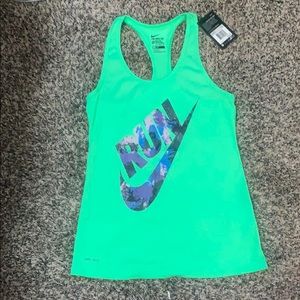 Lime Green Nike Tank Top